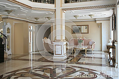 Luxury hotel interior Stock Photo