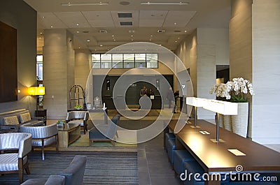 Luxury hotel lobby Editorial Stock Photo