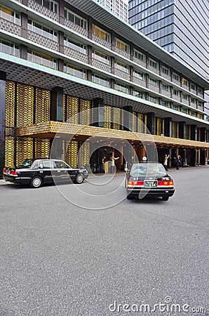 The luxury Hotel Okura in Tokyo, Japan Editorial Stock Photo