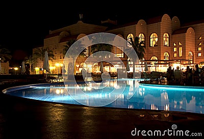 Luxury hotel resort Stock Photo