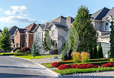 Luxury house in Montreal, Canada Stock Photo