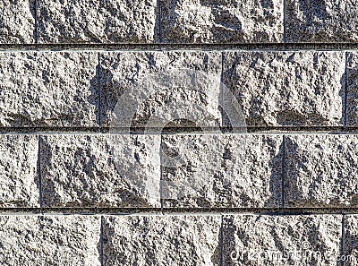 Grey large marble brick background photograph. Stock Photo
