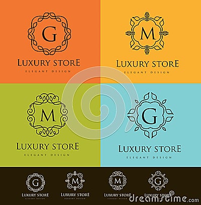 Luxury Letter Logo Vector Illustration