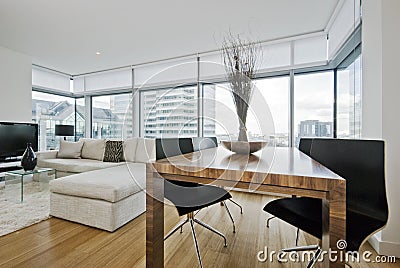 Luxury living room Stock Photo