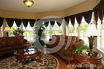 Luxury living room Stock Photo