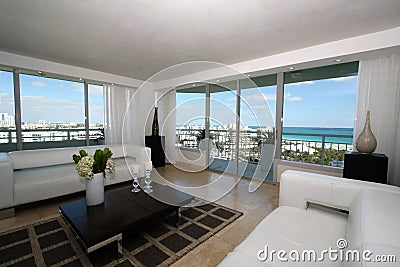 Luxury living room Stock Photo