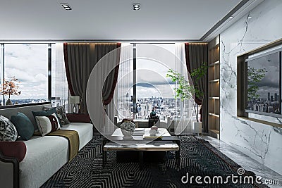 luxury living room decor ideas for smart interior for home and lifestyle updated Stock Photo