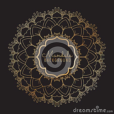 Luxury mandala background Vector Illustration