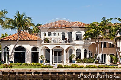 Luxury mansion Stock Photo