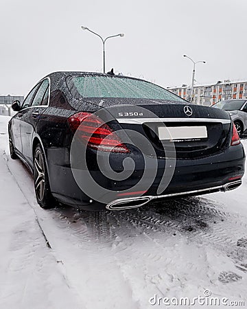 Luxury Mercedes-Benz car Editorial Stock Photo