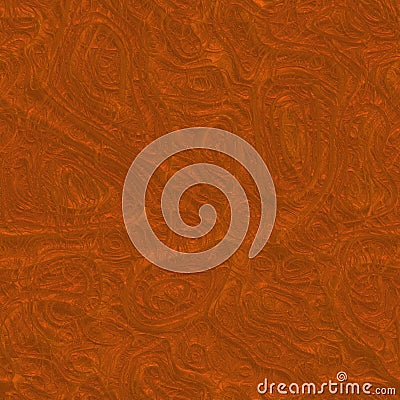 Luxury metal orange copper foil, autumn curve seamless pattern Cartoon Illustration