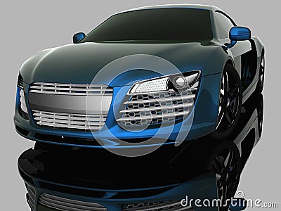 Luxury model sport car Stock Photo