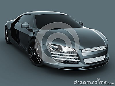 Luxury model sport car Stock Photo