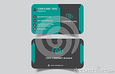 Luxury modern creative business card template vector File Editable File Editable modern vector file Vector Illustration