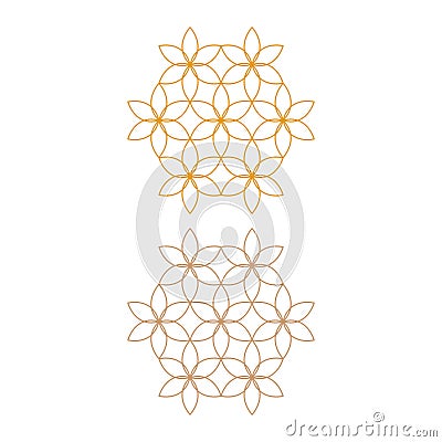 Natural Mandala Sign, Symbol, Logo Vector Illustration