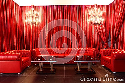 Luxury night club in european style Stock Photo