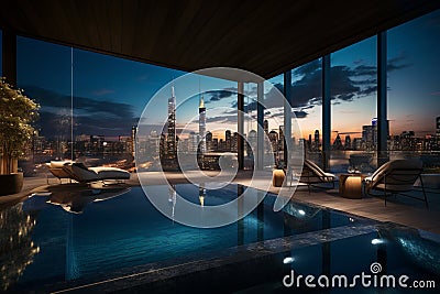Urban Luxury Penthouses With Rooftop Pools photo