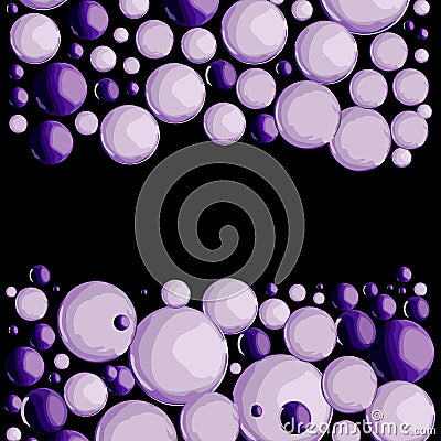 Luxury precious crystal balls purple and lilac transparent. Abstract precious crystal background Stock Photo