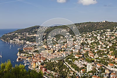 Luxury resort and bay, Nice, France Stock Photo