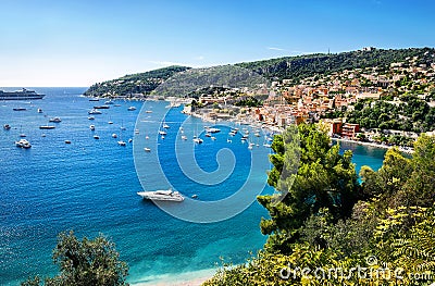 Luxury resort of Cote d'Azur. Nice, France, French Riviera Stock Photo