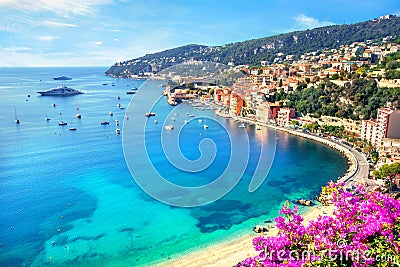 Villefranche sur Mer, Cote d Azur, French Riviera, France Stock Photo