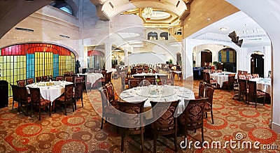 Luxury restaurant Stock Photo