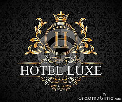 Luxury, Royal and Elegant Logo Vector Design, Beautiful Template Vector Illustration