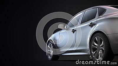 Luxury sedan Stock Photo