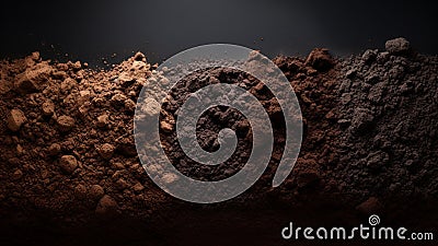 Luxury Soil Texture Enhance Your Garden's Elegance Stock Photo