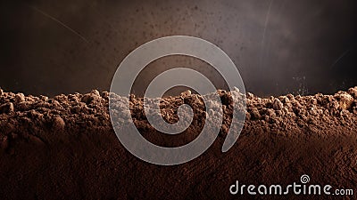 Luxury Soil Texture Enhance Your Garden's Elegance Stock Photo