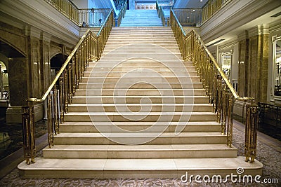 Luxury staircase Stock Photo