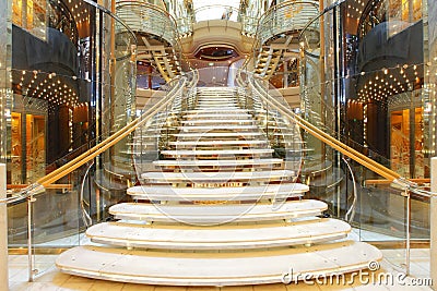 Luxury staircase Stock Photo