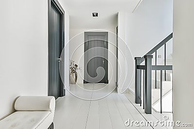 Luxury staircase hall Stock Photo