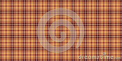 Luxury textile texture pattern, customize vector plaid check. Multicultural seamless fabric tartan background in orange and red Vector Illustration
