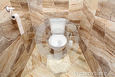 Luxury toilet Stock Photo