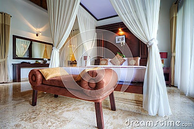 Luxury tropical villa. Stock Photo