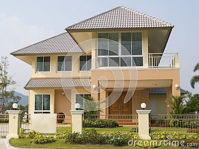 Luxury villa Stock Photo