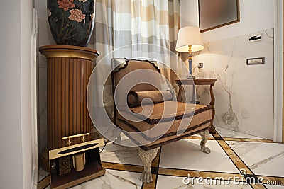 Luxury villa interior Stock Photo