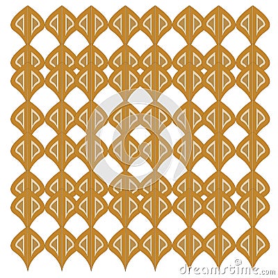 Luxury exotic VINT. Mandalas Gold pieces on white Stock Photo