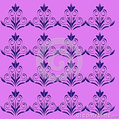Luxury exotic VINT. Mandalas ethnic pink purple Stock Photo