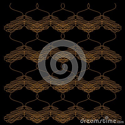 Luxury exotic VINT. Wellness mandalas Ornaments Gold--vint. black Stock Photo