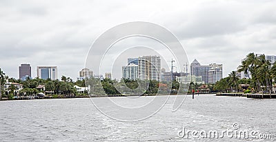 Luxury waterfront apartments Editorial Stock Photo