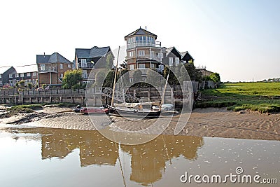 Luxury waterside apartments Editorial Stock Photo