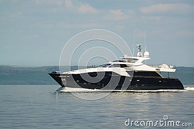 Luxury Yacht Stock Photo