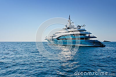 Luxury yacht Stock Photo