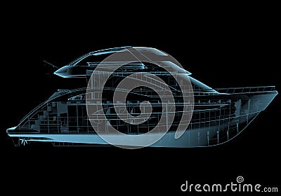 Luxury yacht Stock Photo