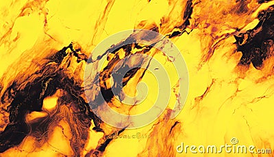 luxury yellow gold, black marble abstract background pattern, texture, fine detail, wallpaper art Stock Photo