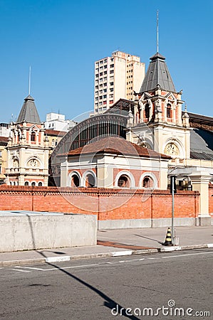 Luz train station, sao paulo Stock Photo