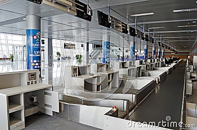 Lviv International Airport Editorial Stock Photo