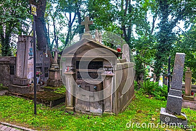 Lviv Lychakiv Cemetery 11 Stock Photo